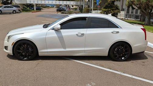 White Diamond Clearcoat 2013 Cadillac ATS 3.6L Premium