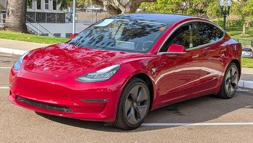 Red Multi 2018 Tesla Model 3 Mid Range