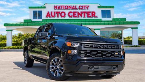 Black 2024 Chevrolet Silverado 1500 Custom