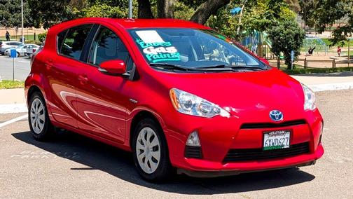Absolutely Red 2012 Toyota Prius c One