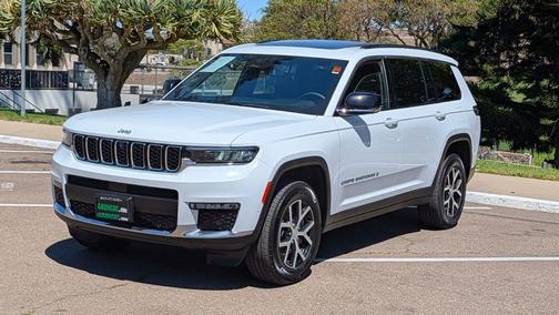 Bright White Clearcoat 2024 Jeep Grand Cherokee L Limited