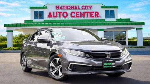 Modern Steel Metallic 2019 Honda Civic LX