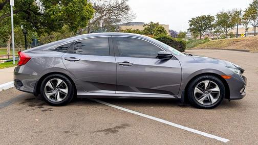 Modern Steel Metallic 2019 Honda Civic LX