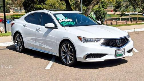 Platinum White Pearl 2020 Acura TLX V6 w/Technology Package