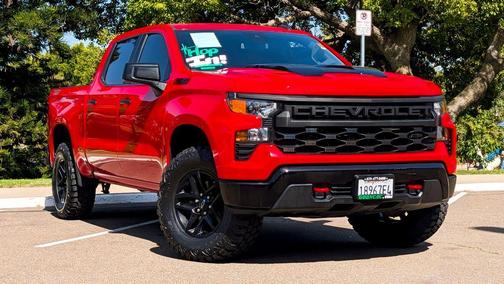 Red 2024 Chevrolet Silverado 1500 Custom Trail Boss