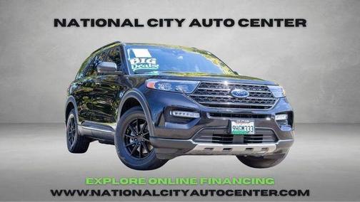 Agate Black Metallic 2022 Ford Explorer XLT