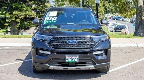 Agate Black Metallic 2022 Ford Explorer XLT