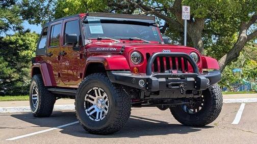Deep Cherry Red Crystal Pearlcoat 2012 Jeep Wrangler Unlimited Rubicon