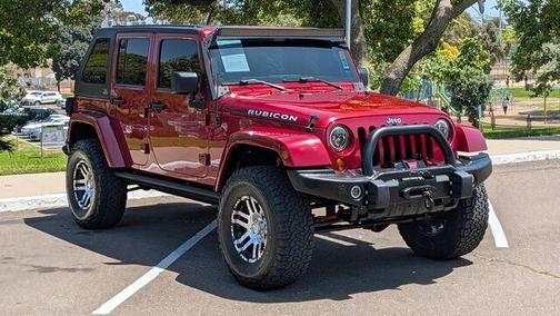 Deep Cherry Red Crystal Pearlcoat 2012 Jeep Wrangler Unlimited Rubicon
