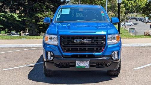 Dynamic Blue Metallic 2022 GMC Canyon Elevation