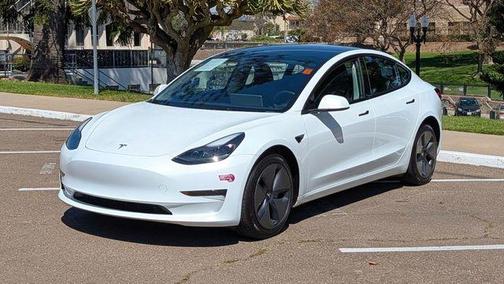 Pearl White Multi 2023 Tesla Model 3 Base