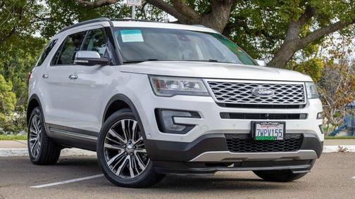 Oxford White 2016 Ford Explorer Platinum