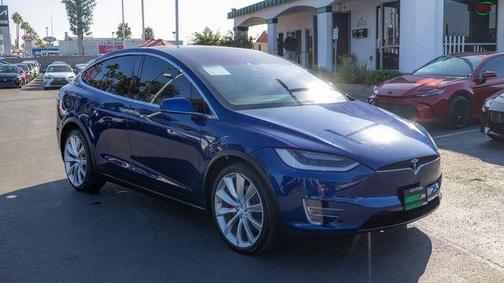 Deep Blue Metallic 2016 Tesla Model X P90D