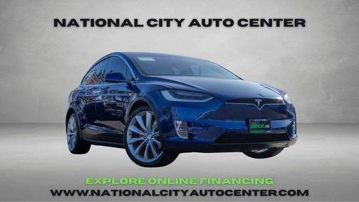 Deep Blue Metallic 2016 Tesla Model X P90D