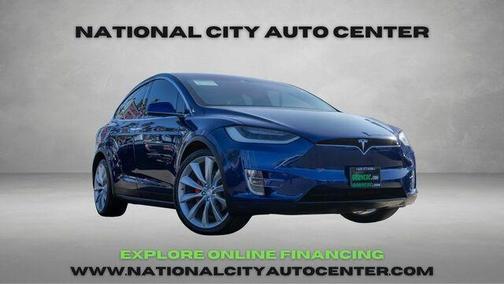Deep Blue Metallic 2016 Tesla Model X P90D