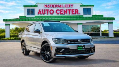 Pyrite Silver Metallic 2021 Volkswagen Tiguan 2.0T SE R-Line Black