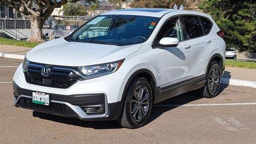 Platinum White Pearl 2020 Honda CR-V EX