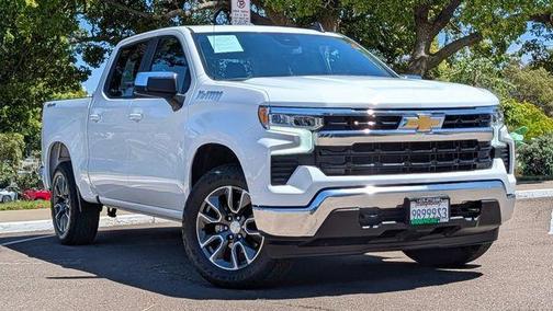 Summit White 2023 Chevrolet Silverado 1500 LT