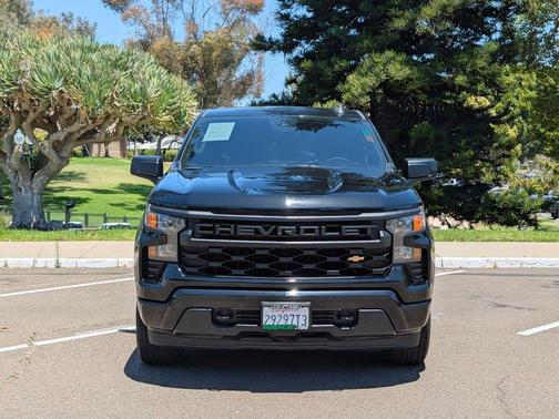 Black 2023 Chevrolet Silverado 1500 Custom