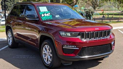 Velvet Red Pearlcoat 2022 Jeep Grand Cherokee Limited