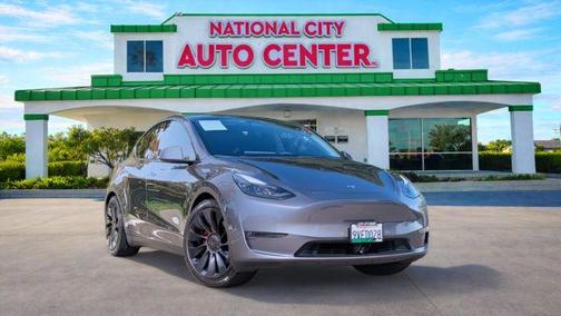 Midnight Silver Metallic 2023 Tesla Model Y Performance