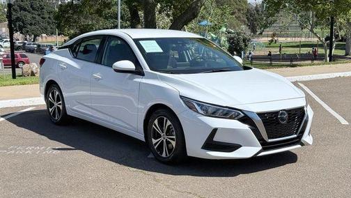 Cloud White 2023 Nissan Sentra SV