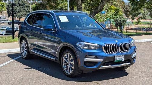 Phytonic Blue Metallic 2019 BMW X3 xDrive30i