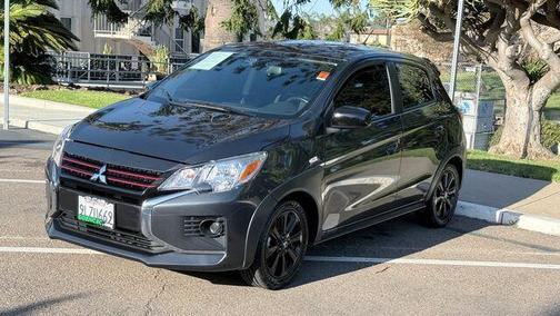 Graphite Gray Metallic 2024 Mitsubishi Mirage Black Edition