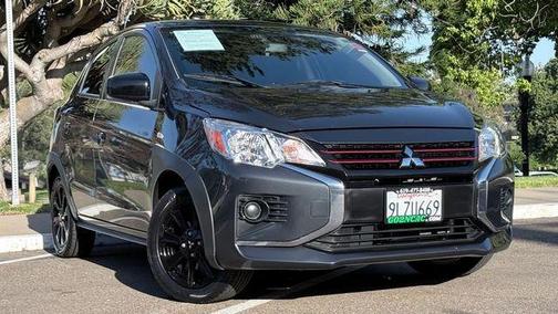 Graphite Gray Metallic 2024 Mitsubishi Mirage Black Edition
