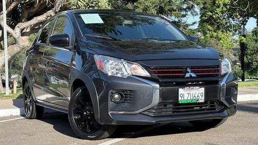 Graphite Gray Metallic 2024 Mitsubishi Mirage Black Edition