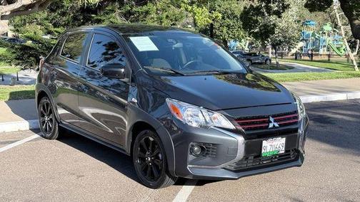 Graphite Gray Metallic 2024 Mitsubishi Mirage Black Edition