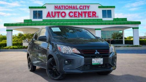 Graphite Gray Metallic 2024 Mitsubishi Mirage Black Edition