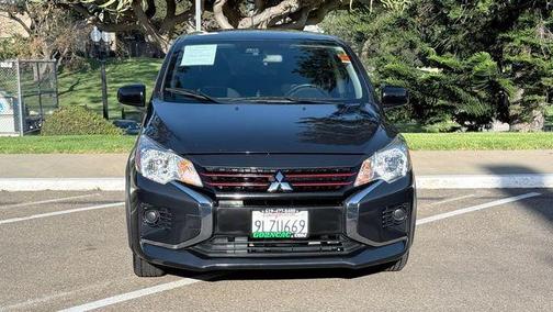 Graphite Gray Metallic 2024 Mitsubishi Mirage Black Edition