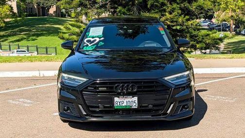 Vesuvius Gray Metallic 2021 Audi A8 L 55
