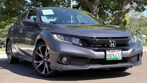 Sonic Gray Pearl 2019 Honda Civic Sport