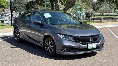 Sonic Gray Pearl 2019 Honda Civic Sport