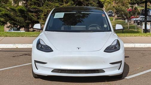 Pearl White Multi 2022 Tesla Model 3 Base