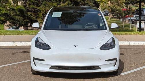 Pearl White Multi 2022 Tesla Model 3 Base