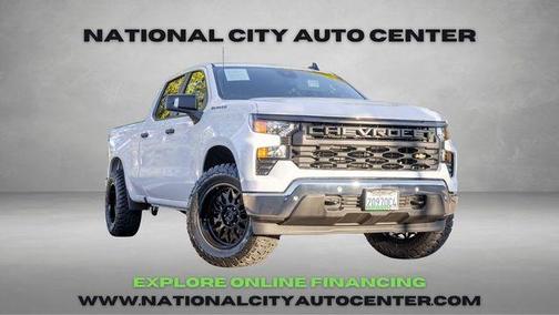 Summit White 2025 Chevrolet Silverado 1500 WT