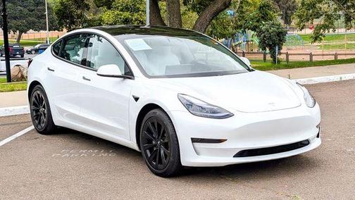 Pearl White Multi 2021 Tesla Model 3 Long Range