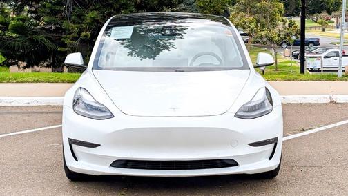 Pearl White Multi 2021 Tesla Model 3 Long Range