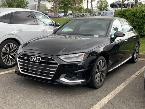 Brilliant Black 2023 Audi A4 40 Premium
