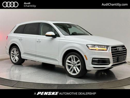 Glacier White Metallic 2018 Audi Q7 3.0T Prestige