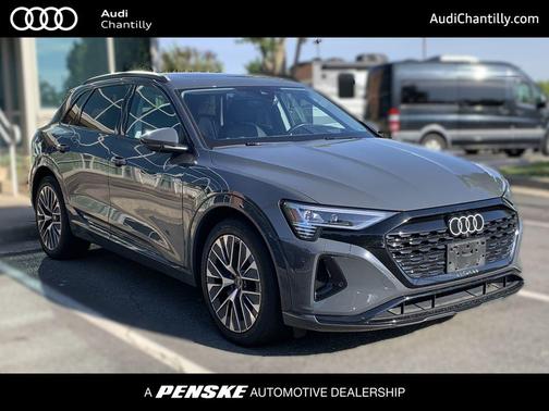 Gray 2024 Audi Q8 e-tron Prestige