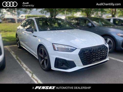 Glacier White Metallic 2023 Audi A5 Sportback 45 S Line Prestige