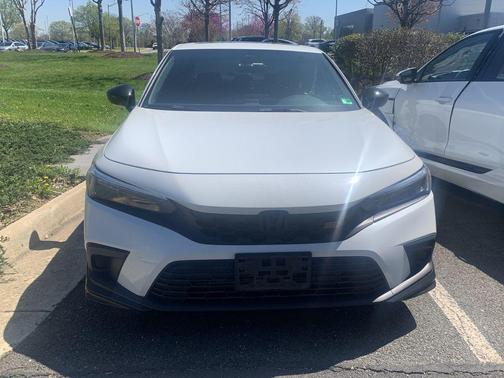 Platinum White 2022 Honda Civic Si Base