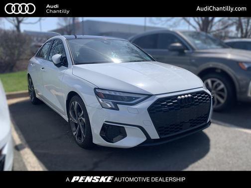 Glacier White Metallic 2022 Audi A3 Premium Plus