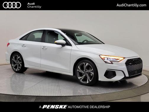 Glacier White Metallic 2022 Audi A3 Premium Plus