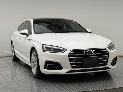 Glacier White 2019 Audi A5 45 Premium