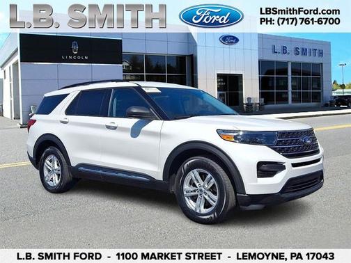 STAR WHITE MET TRI-COAT 2023 Ford Explorer XLT